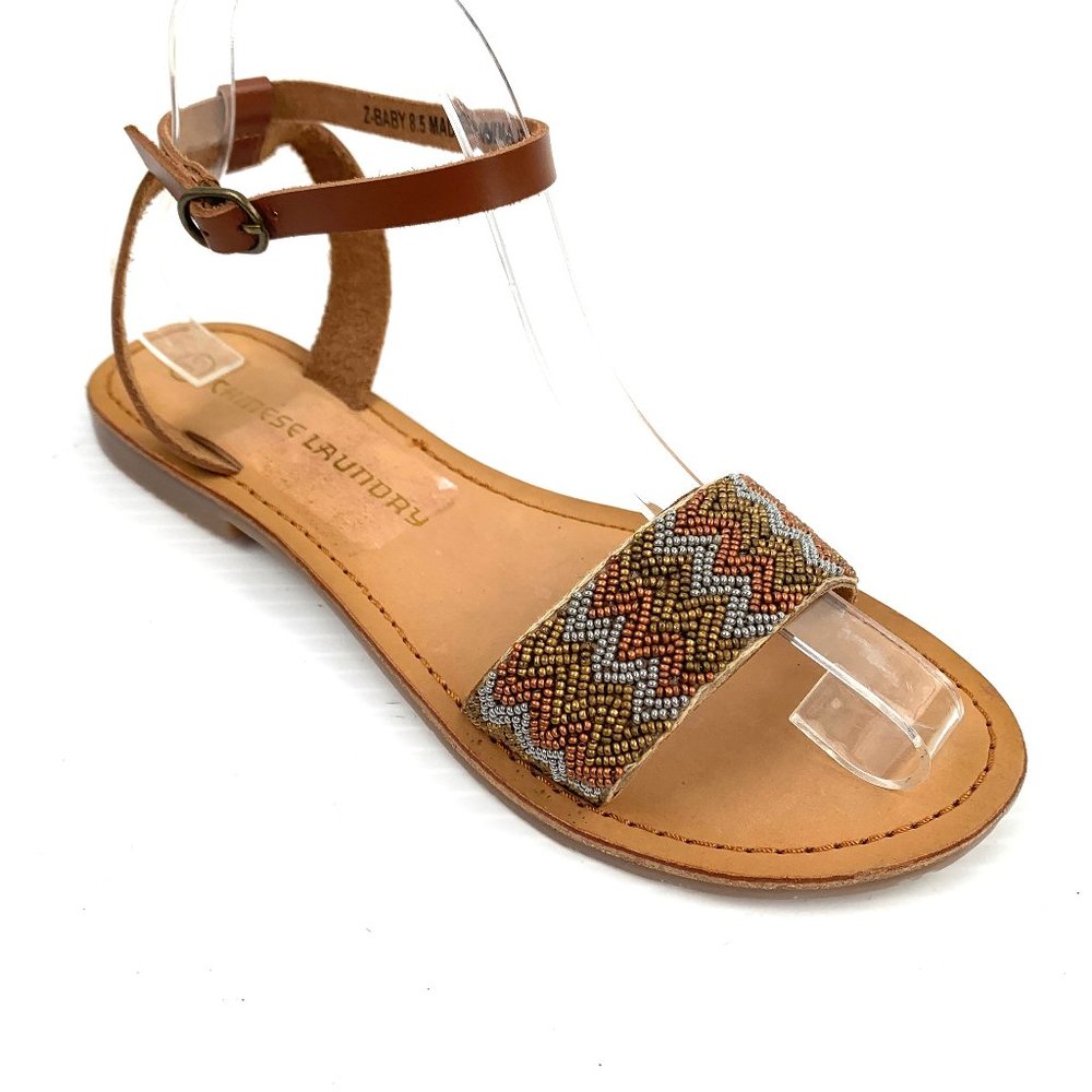 CHINESE LAUNDRY "Z-Baby" Leather Sandals **NWOB